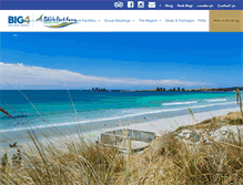 Tablet Screenshot of big4portfairy.com.au